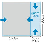 Orion 2 300 Air Drive Away Awning 12020413000002 Quest - Dynamic Drive