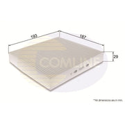 Comline Full Service Kit with Air, Oil, Fuel & Cabin Filters fits Fiat 500