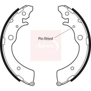 Apec Brake Shoe Set Axle Kit fits Honda Accord 1990-1993 2.0