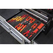 Sealey Insulated Tool Kit with 7 Drawer Rollcab 63pc TBTECOMBO2 Sealey - Dynamic Drive