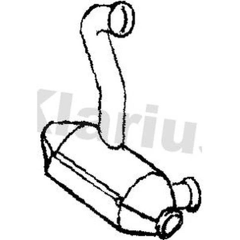 Klarius Catalyst Type Approved With Pipe fits Citroën C8 2006 on 2.0