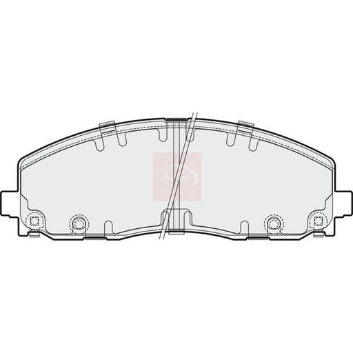 Apec Front Brake Pad Set PAD1880