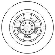 Borg & Beck Front & Rear Brake Discs & Pads fits Renault Clio III 2008-2014 2.0
