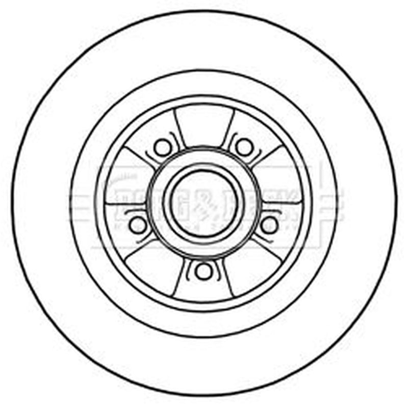 Borg & Beck Front & Rear Brake Discs & Pads fits Renault Clio III 2008-2014 2.0