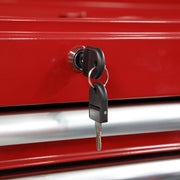 Sealey Rollcab 13 Drawer with Ball-Bearing Slides Red AP5213T Sealey - Dynamic Drive