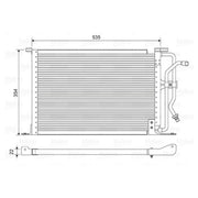 Valeo Air Conditioning Condenser 822627