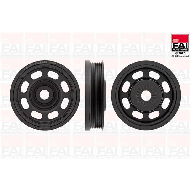 FAI Crank Shaft Belt Pulley fits Audi A1 2012-2018 1.4