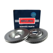 Borg & Beck Front & Rear Brake Discs & Pads fits Honda Cr-V IV 2012-2018 2.4