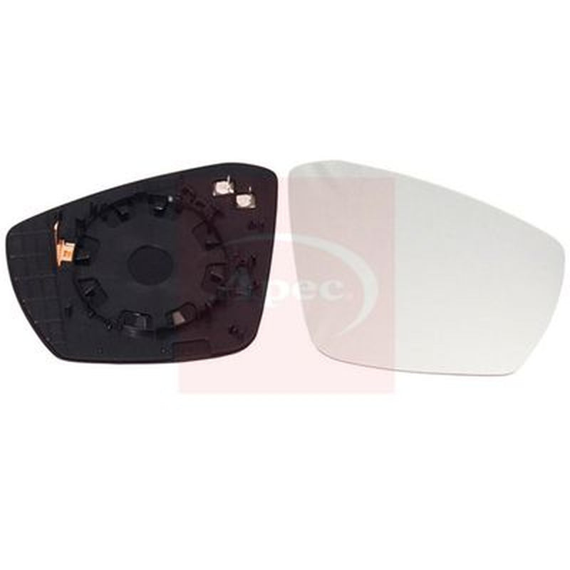 Apec Exterior Wing Mirror Glass Right fits Skoda Octavia III 2012-2020