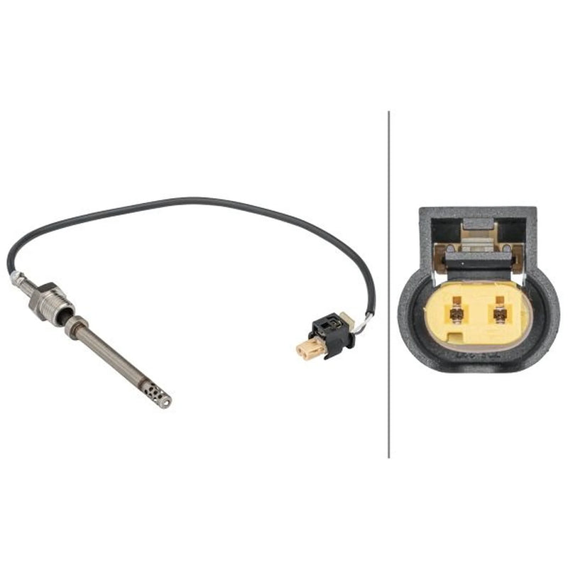 Hella Exhaust Gas Temperature Sensor before soot part fits Mercedes-Benz C-Class