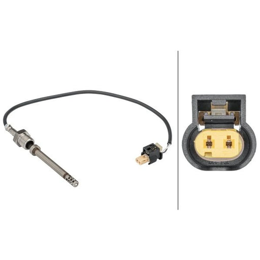 Hella Exhaust Gas Temperature Sensor before soot part fits Mercedes-Benz C-Class