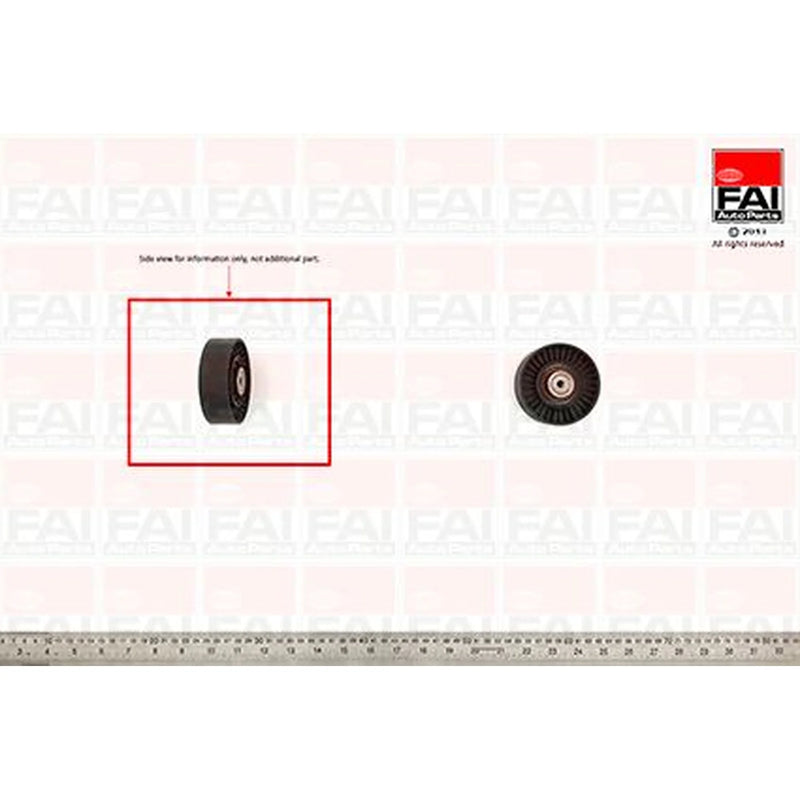 FAI V-Ribbed Belt Tensioner Pulley OD Wide T1027