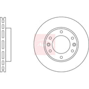 Apec 2 x Vented Brake Discs fits Kia Sedona 2006-2015 2.2 2.7 2.9