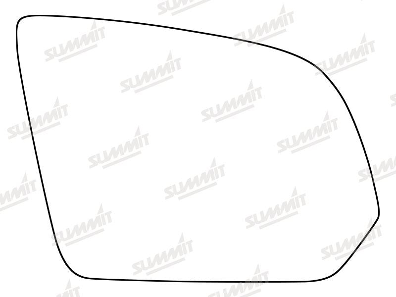 Summit Stick-On Standard Mirror Glass fits Mercedes V Class 14 on RHS Summit - Bars 4 Cars