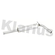 Klarius Box With Centre Pipe Centre fits Seat Ibiza 2008-2012 1.6