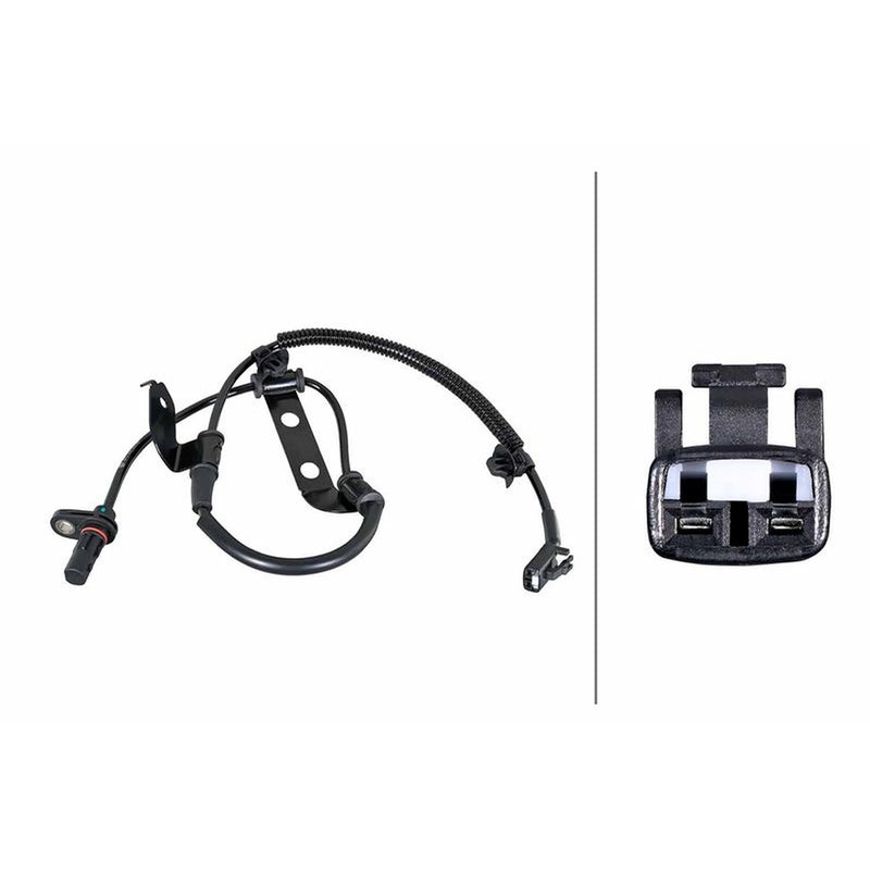 Hella ABS Wheel Speed Sensor Rear Left fits Hyundai I30 2007-2012 1.4 1.6 2.0