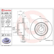 Brembo 2 x Brake Discs fits Land Rover Discovery 1998-2004 2.5 4.0