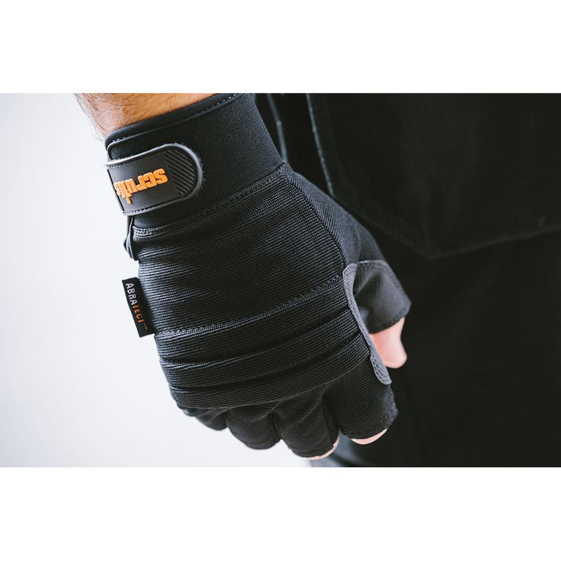 Scruffs Trade Fingerless Gloves Black L / 9 Scruffs - Dynamic Drive