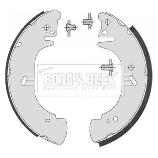 Borg & Beck Brake Shoe Set Axle Kit BBS6325
