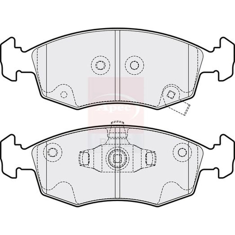 Apec Front Brake Pad Set PD3288