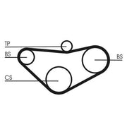 Continental CTAM Timing Belt Kit with Rollers fits Honda Accord 1990-2003