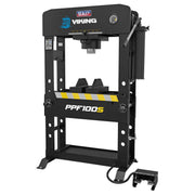 Viking Floor Type Air/Hydraulic Press with Sliding Ram and Foot Pedal 100 Tonne Viking - Dynamic Drive