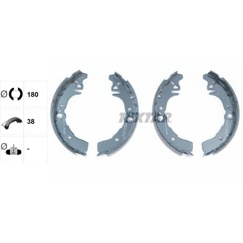 Textar Brake Shoe Set Axle Kit 91059700