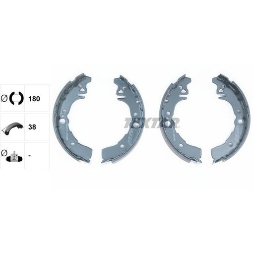 Textar Brake Shoe Set Axle Kit 91059700