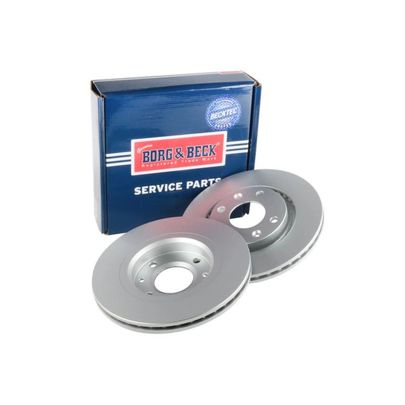 Borg & Beck Front & Rear Brake Discs & Pads fits Citroën C4 II 2009-2018