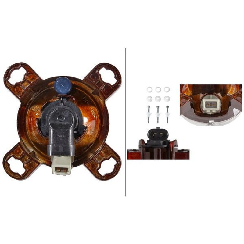 Hella Headlight Headlamp T4W Right