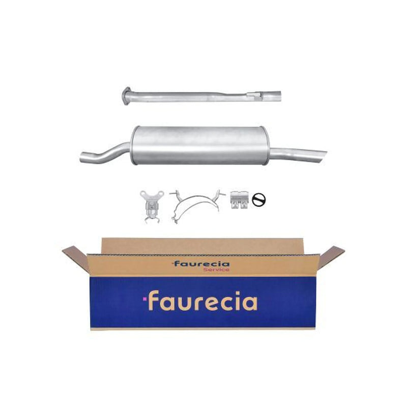 Hella End Silencer Rear fits BMW 3 1987-1994