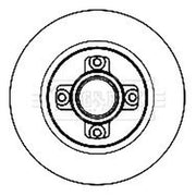 Borg & Beck Front & Rear Brake Discs & Pads fits Peugeot 308 Sw I 2007-2014