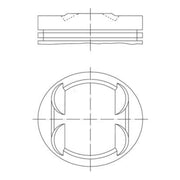 Mahle Piston Cylinder Bore = 97mm 002 65 02