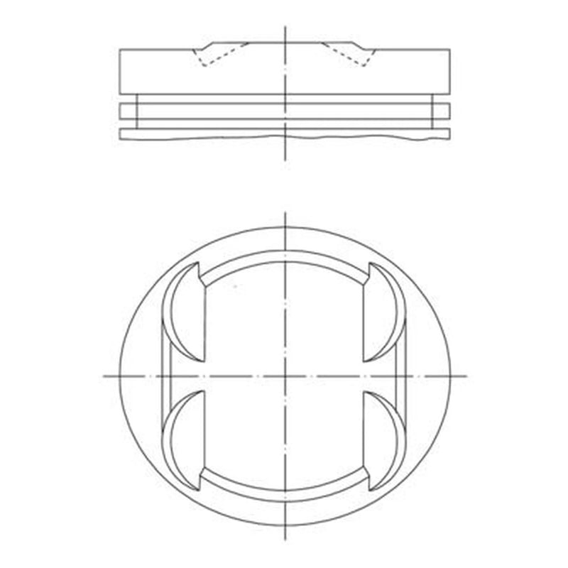 Mahle Piston Cylinder Bore = 96mm fits Mercedes-Benz Sl 1989-1992 129.066