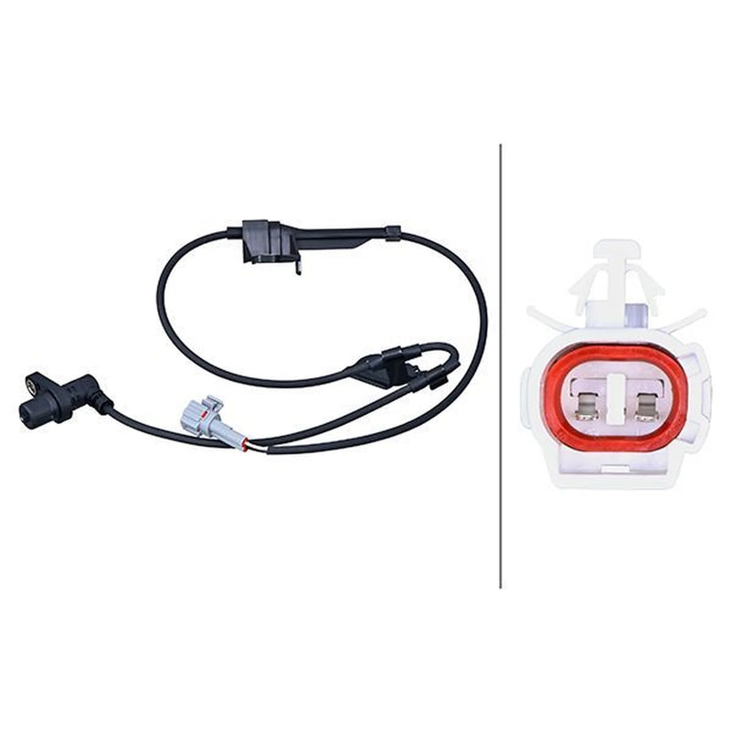Hella ABS Wheel Speed Sensor Front fits Toyota Corolla 2001-2008 1.4 1.6 1.8 2.0