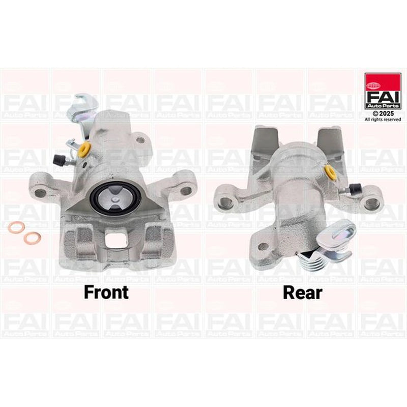 FAI Brake Caliper Assembly Rear Left fits Mazda 6 2002-2013 1.8 2.0 2.2 2.3 2.5