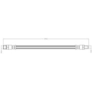 Abtex Brake Hydraulic Hose Line Rear fits Volvo XC90 I 2002-2014 2.5 3.2