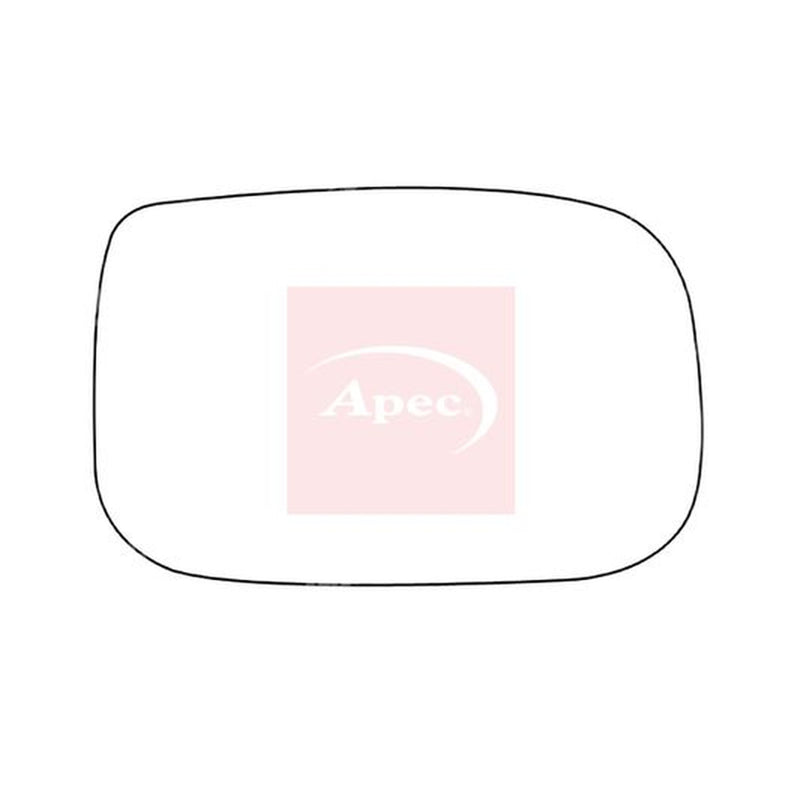 Apec Exterior Wing Mirror Glass Right fits Honda Accord VII 2003-2008