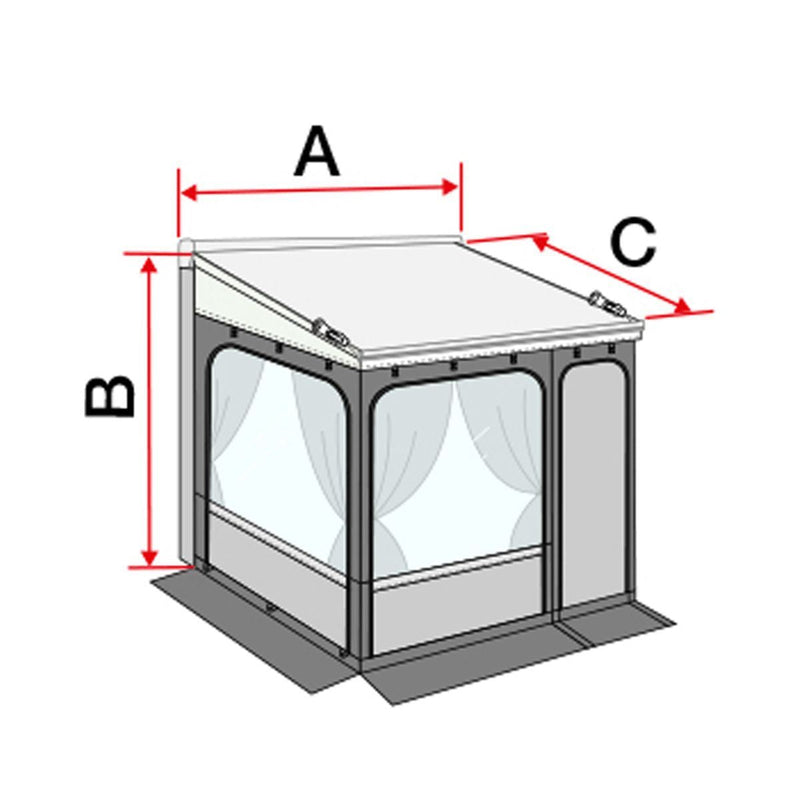 Fiamma ZIP 300 Privacy Room Medium Fiamma - Dynamic Drive