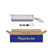 Hella End Silencer Rear fits Citroën Ax 1986-1998