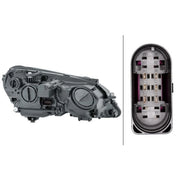 Hella Headlight Headlamp H7/H7 Left fits Mercedes-Benz E-Class 2009-2016