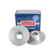 Borg & Beck Front Brake Solid Discs & Pads fits Austin Mini II 1969-1980 1.3