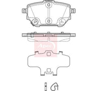 Apec Rear Brake Pad Set PAD2381
