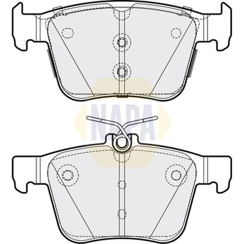 NAPA Rear Brake Pad Set fits Audi A3 2012-2020