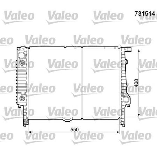 Valeo Engine Radiator 731514