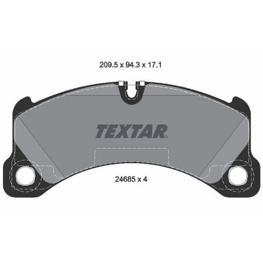 Textar Front Brake Pad Set 2468501