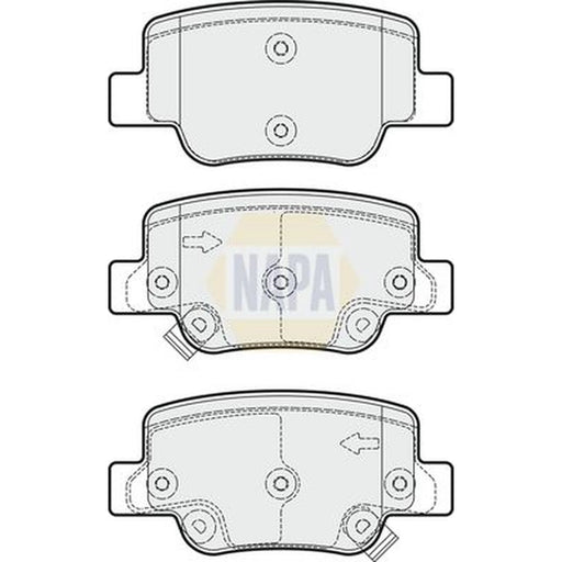 NAPA Rear Brake Pad Set NBP1342