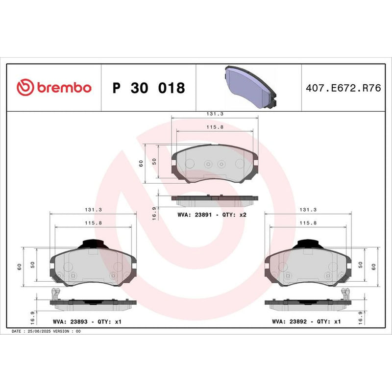 Brembo Front & Rear Brake Discs & Pads fits Hyundai Tucson 2004-2010 2.0 2.7