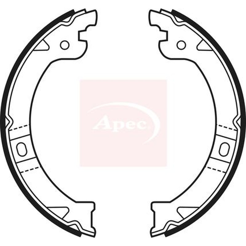 Apec Parking Brake Shoe Set fits Chrysler Tacuma 1995-2001 2.0 2.4 2.5 3.0 3.3