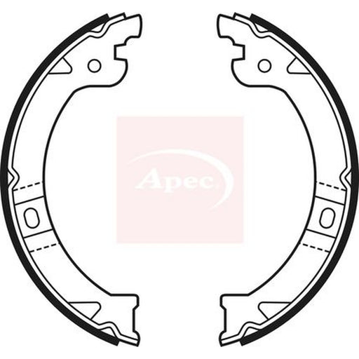 Apec Parking Brake Shoe Set fits Chrysler Tacuma 1995-2001 2.0 2.4 2.5 3.0 3.3
